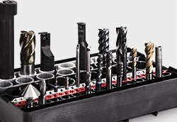 Transport- und Nachschleifboxen Transport- und Nachschleifboxen für hochwertige Zerspanungswerkzeuge.