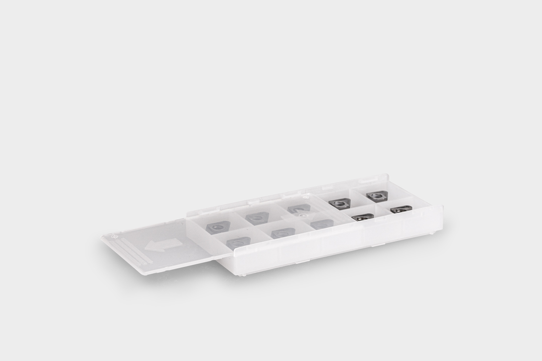 InsertClickBox InsertClickBox:eine robuste Verpackungslösung für Wendeschneidplatten.