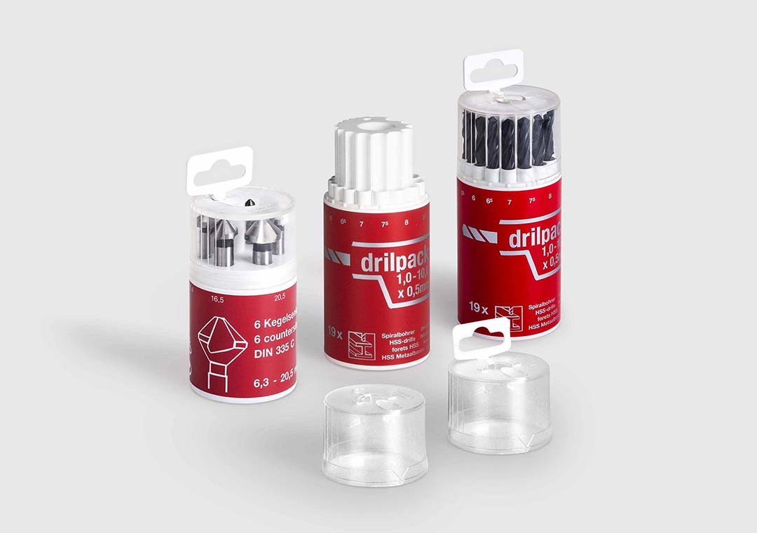 Runddose Runddose - die ideale Verpackung für Stichsägeblätter.