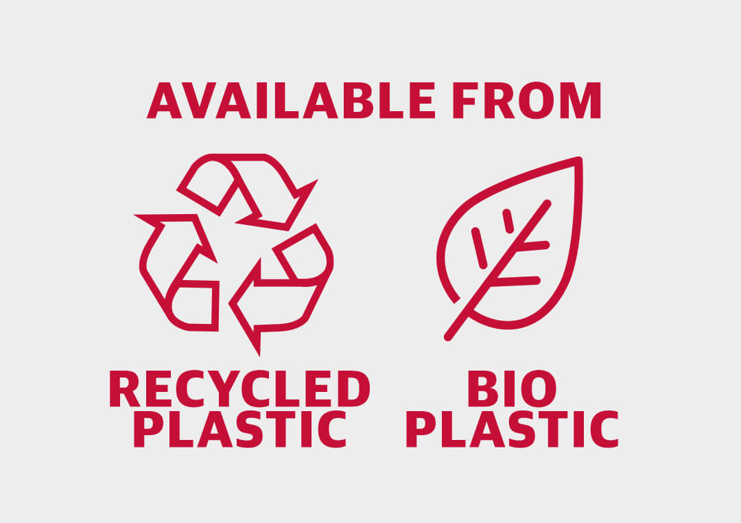 Tubo per imballaggio in plastica - QuadroPack - rose plastic - quadrato /  in PVC
